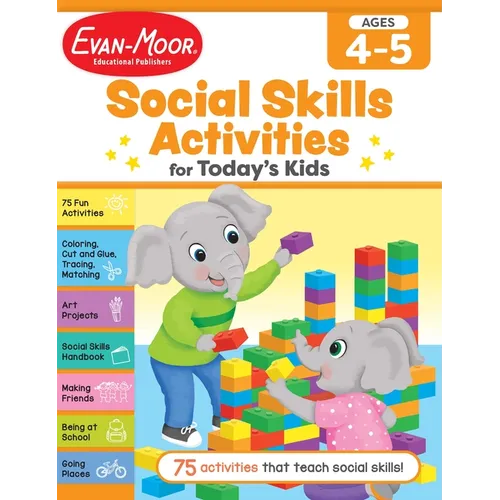 Social Skills Activities for Today's Kids, Age 4 - 5 Workbook