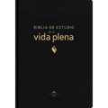 Rvr60, Biblia de Estudio de la Vida Plena, Edición Clásica, Piel Fabricada, Negro, Palabras de Jesús En Rojo, Comfort Print