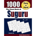 The Giant Book of Suguru: 1000 Easy to Hard Number Blocks (9x9) Puzzles