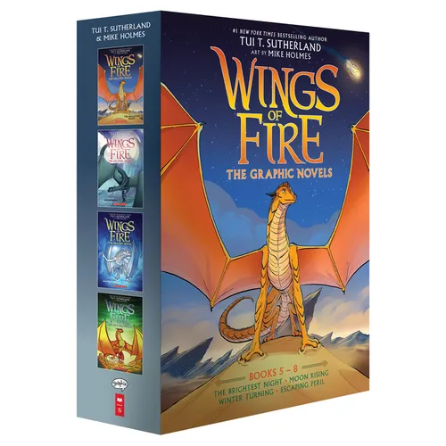 Wings of Fire #5-#8: A Graphic Novel Box Set (Wings of Fire Graphic Novels #5-#8)