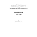 Abstracts of the Testamentary Proceedings of the Prerogatve Court of Maryland. Volume VIII: 1697-1700. Libers 17, 18a