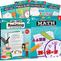 180 Days(tm) Reading, High-Frequency Words, Math, Problem Solving, Writing, & Language for Grade 2: 6-Book Set: Practice, Assess, Diagnose