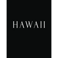 Hawaii: Black and White Decorative Book to Stack Together on Coffee Tables, Bookshelves and Interior Design - Add Bookish Char