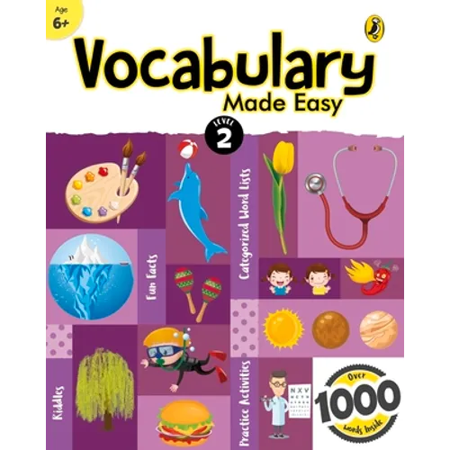 Vocabulary Made Easy Level 2: Fun, Interactive English Vocab Builder, Activity & Practice Book with Pictures for Kids 6+, Collection of 1000+ Everyday