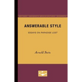 Answerable Style: Essays on Paradise Lost