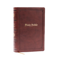 KJV Holy Bible: Personal Size Giant Print, Brown Leathersoft, Red Letter, Comfort Print: King James Version