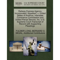 Railway Express Agency, Incorporated, Appellant, V. United States of America, Interstate Commerce Commission and United Parcel Service, Inc. U.S. Supr
