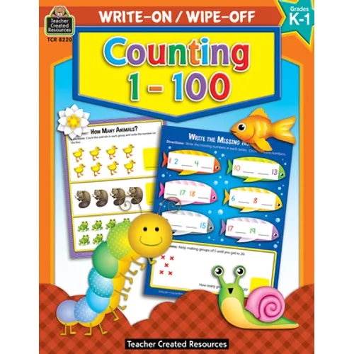 Write-On/Wipe-Off: Counting 1-100