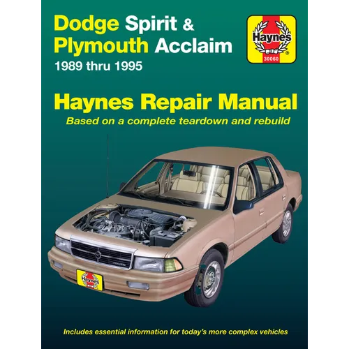 Dodge Spirit & Plymouth Acclaim 1989-95