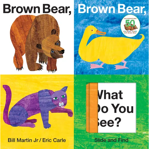 Brown Bear, Brown Bear, What Do You See? Slide and Find (Brown Bear and Friends): An Interactive Board Book Edition of the Classic Eric Carle Picture - Board Book