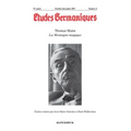 Etudes Germaniques - N4/2017: Thomas Mann, La Montagne Magique
