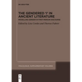 The Gendered 'i' in Ancient Literature: Modelling Gender in First-Person Discourse