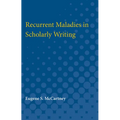 Recurrent Maladies in Scholarly Writing