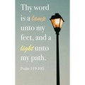 General Worship Bulletin: Light (Package of 100): Psalm 119:105 (Kjv)