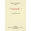 Studies in Honor of Mario A. Pei