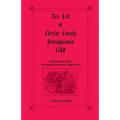 Tax List of Chester County, Pennsylvania 1768