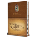 La Biblia Católica: Edición Letra Grande. Hc, Marrón Con Índice, Virgen de Guadalupe En La Cubierta / Catholic Bible. Hc, Brown, Index, with Virgin of