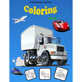 Trucks, Planes, and Cars Coloring book: Activity Book for Toddlers, Preschoolers, Boys, Girls & Kids Ages 2-4, 4-6, 6-8