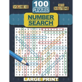 100 Number Search Puzzles: Number Search Puzzle Book for Adults, Teens and Seniors, Large Print-Edition, with Solutions, Vol 02 (Search and Find)