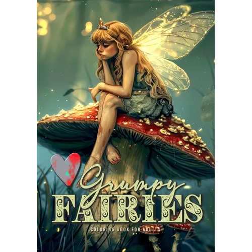 Grumpy Fairies Coloring Book for Adults: Funny Fairies Coloring Book Fairy Grayscale Coloring Book for Adults bored, grumpy and annoyed Fairies