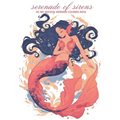 Serenade of Sirens: An Art Nouveau Mermaid Coloring Book: relax and unwind with this stress-relieving coloring book for adults featuring 50 beautiful