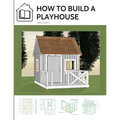 How to build a playhouse: Wooden outdoor playhouse for kids in metric system
