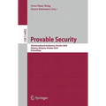 Provable Security: 4th International Conference, Provsec 2010, Malacca, Malaysia, October 13-15, 2010, Proceedings