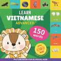 Learn vietnamese - 150 words with pronunciations - Advanced: Picture book for bilingual kids