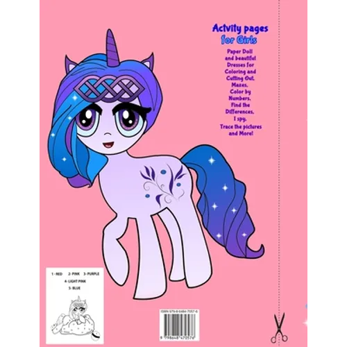 Sweet Angel: Sweet Angel the Paper Doll. Activity Book for Girls Ages 4-8