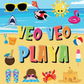 Veo Veo - Playa: ¿Puedes Encontrar el Bikini, la Toalla y el Helado? ¡Un Divertido Juego de Buscar y Encontrar para el Verano en la Playa, para Niños