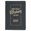 God's Daily Wisdom for Men 365 Devotions Faux Leather