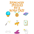 Hangman Puzzles For A Road Trip: Game Book For Clever Kids & Adults For Airplane Rides During Spooky Times, 8.5"x11", 120 Pages, Halloween Print Cover