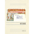 Vintage Lined Notebook Greetings from Des Moines, Tepees