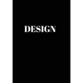 Design: Hardcover Black Decorative Book for Decorating Shelves, Coffee Tables, Desk, Bookcase, Living Room, Office, Home Accents