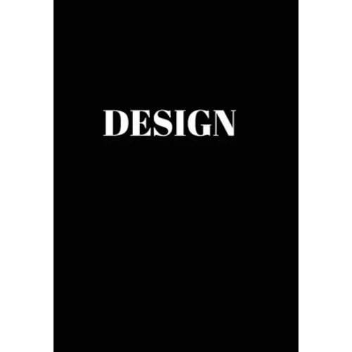 Design: Hardcover Black Decorative Book for Decorating Shelves, Coffee Tables, Desk, Bookcase, Living Room, Office, Home Accents