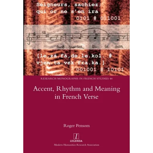 Accent, Rhythm and Meaning in French Verse - Paperback