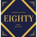Happy 80th Birthday Guest Book (Hardcover): Happy 80th Birthday Guest book, party and birthday celebrations decor, memory book, eighty birthday, happy