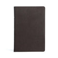 KJV Large Print Thinline Bible, Holman Handcrafted Collection, Brown Premium Goatskin