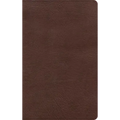 KJV Single-Column Personal Size Bible, Brown Leathertouch