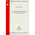 Les Constructions Absolues En Francais Moderne