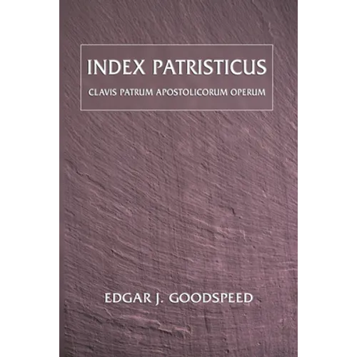 Index Patristicus