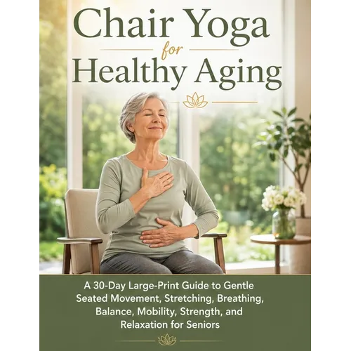 Chair Yoga for Healthy Aging: A 30-Day Large-Print Guide to Gentle Seated Movement, Stretching, Breathing, Balance, Mobility, Strength, and Relaxation