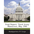 Final Report, Third Army Maneuvers, May 1940
