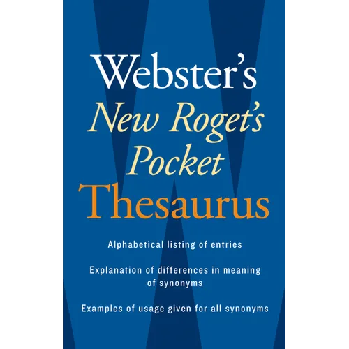Webster's New Roget's Pocket Thesaurus