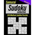 Samurai Sudoku Collection: Book for Adults, 200 Medium Sudoku Puzzles for Intermediate