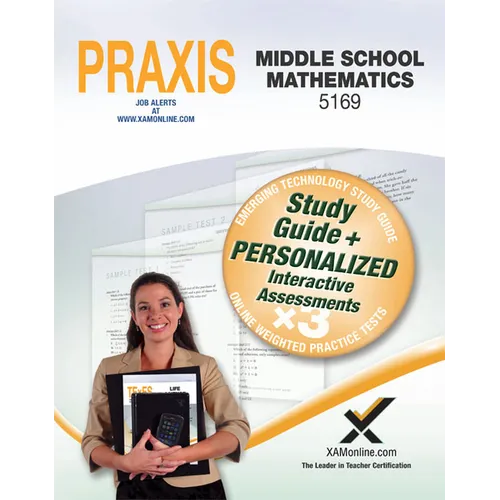 Praxis Middle School Mathematics 5169 Book and Online