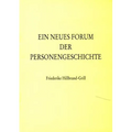 Ein Neues Forum Der Personengeschichte