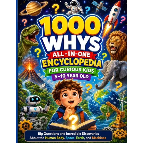 1000 Whys All-in-One Encyclopedia for Curious Kids 5-10 Year Old: Big Questions and Incredible Discoveries About the Human Body, Space, Earth, and Mac