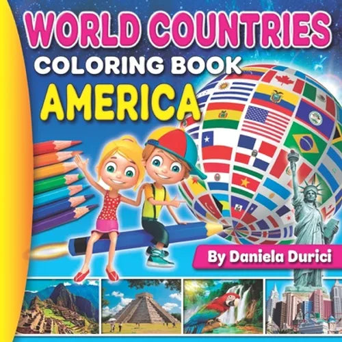 World Countries America: Coloring Book - Paperback