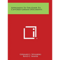Supplement to the Guide to Captured German Documents